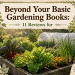 An organized urban garden bed filled with various leafy greens and herbs.