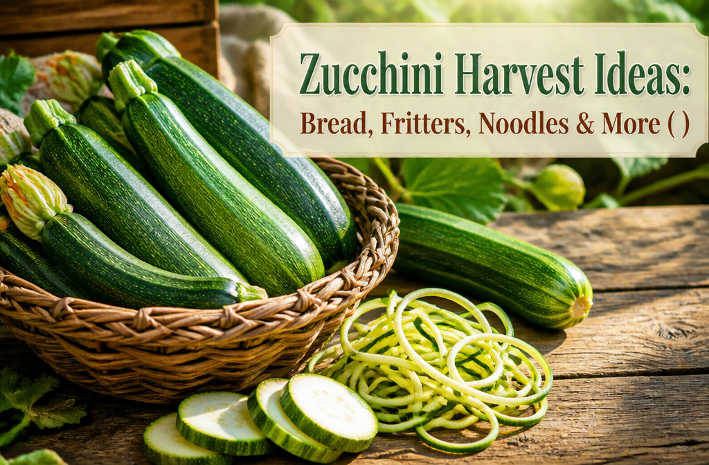 An assortment of zucchini-based dishes beautifully arranged on a table.