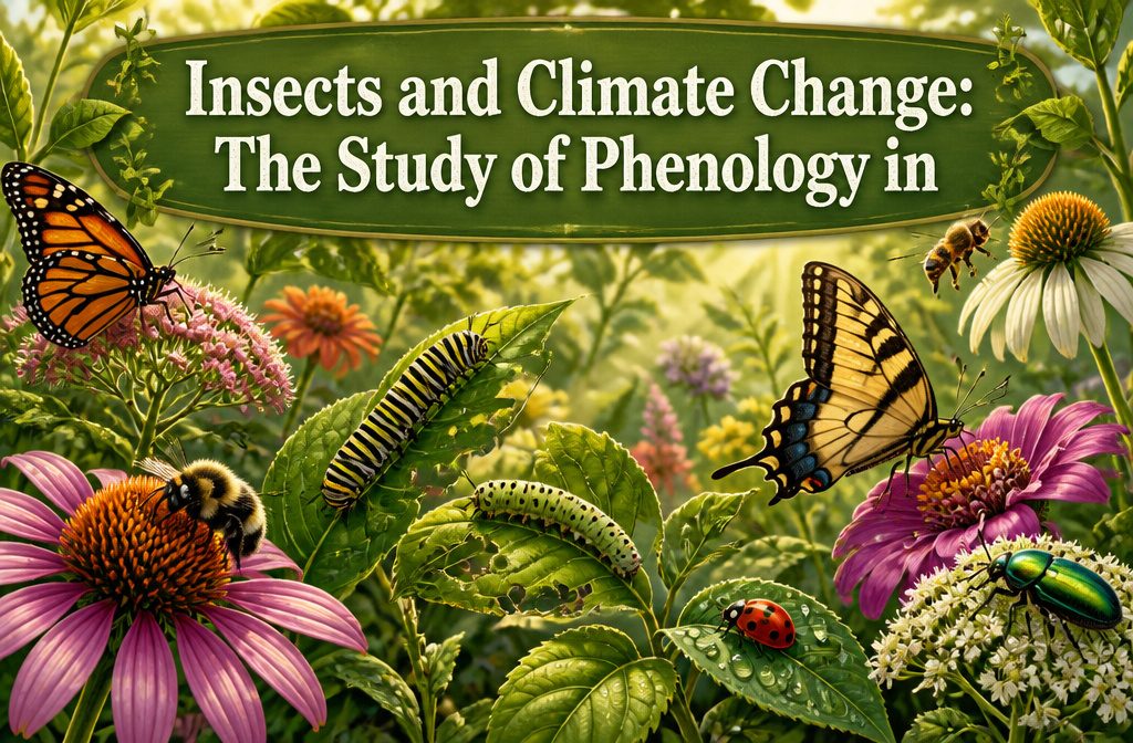 A visual representation of insects affected by climate change.